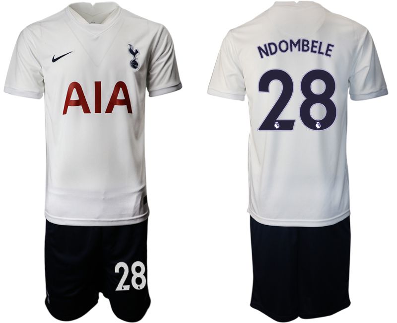Cheap Men 2021-2022 Club Tottenham home white 28 Nike Soccer Jersey